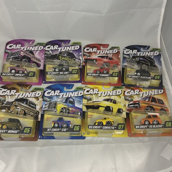 Car Tuned Series 1 Full Set of 8  Die cast Cars 1:64 New Sealed Box - Picture 5 of 13